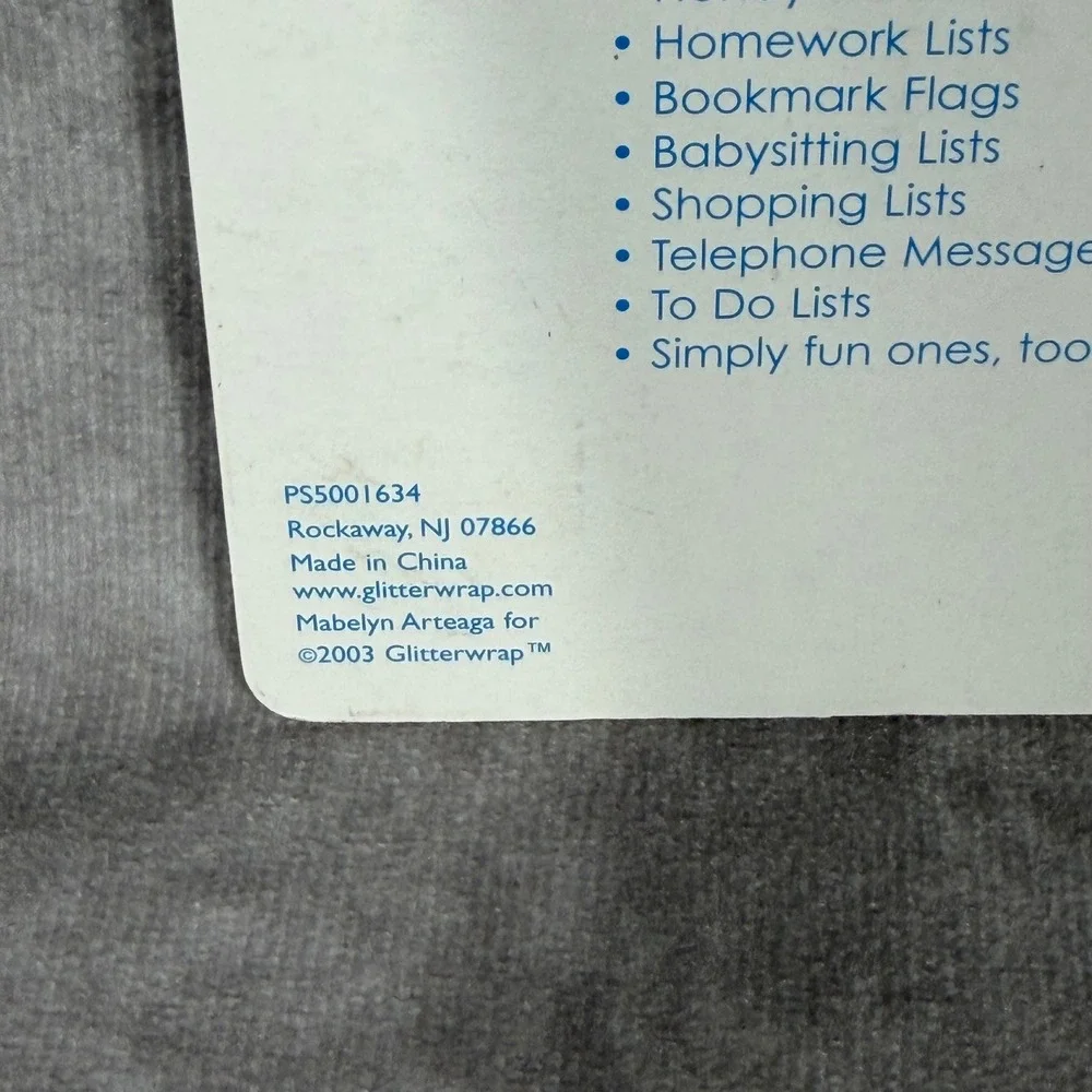 Vtg‎ Y2K Dog Sticky Notes Set 4 Designs Self Stick 100 Sheets Puppies 2003 NEW